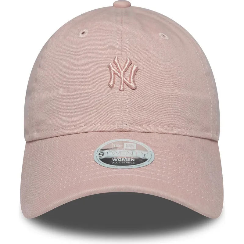 sapkak-ivelt-rozsaszin-allithato-9twenty-mini-washed-new-york-yankees-mlb-new-era