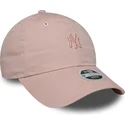 sapkak-ivelt-rozsaszin-allithato-9twenty-mini-washed-new-york-yankees-mlb-new-era
