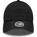 schwarze-verstellbare-curved-cap-fur-damen-pony-tail-open-back-von-new-era