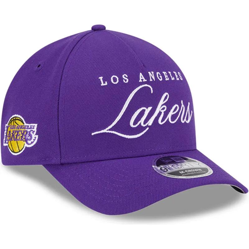 violette-gebogene-snapback-kappe-9forty-m-crown-draft-2025-der-los-angeles-lakers-nba-von-new-era