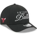 svart-bojd-keps-snapback-9forty-m-crown-draft-2025-fran-chicago-bulls-nba-av-new-era