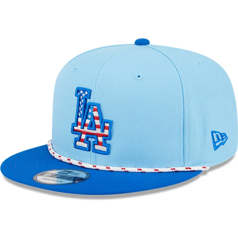 sapkak-lapos-kek-snapback-9fifty-4th-july-los-angeles-dodgers-mlb-new-era