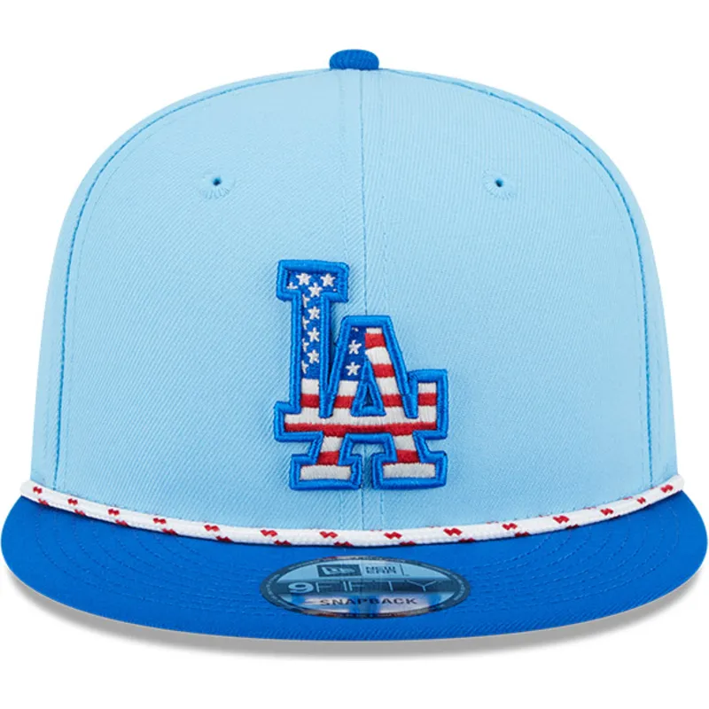 sapkak-lapos-kek-snapback-9fifty-4th-july-los-angeles-dodgers-mlb-new-era