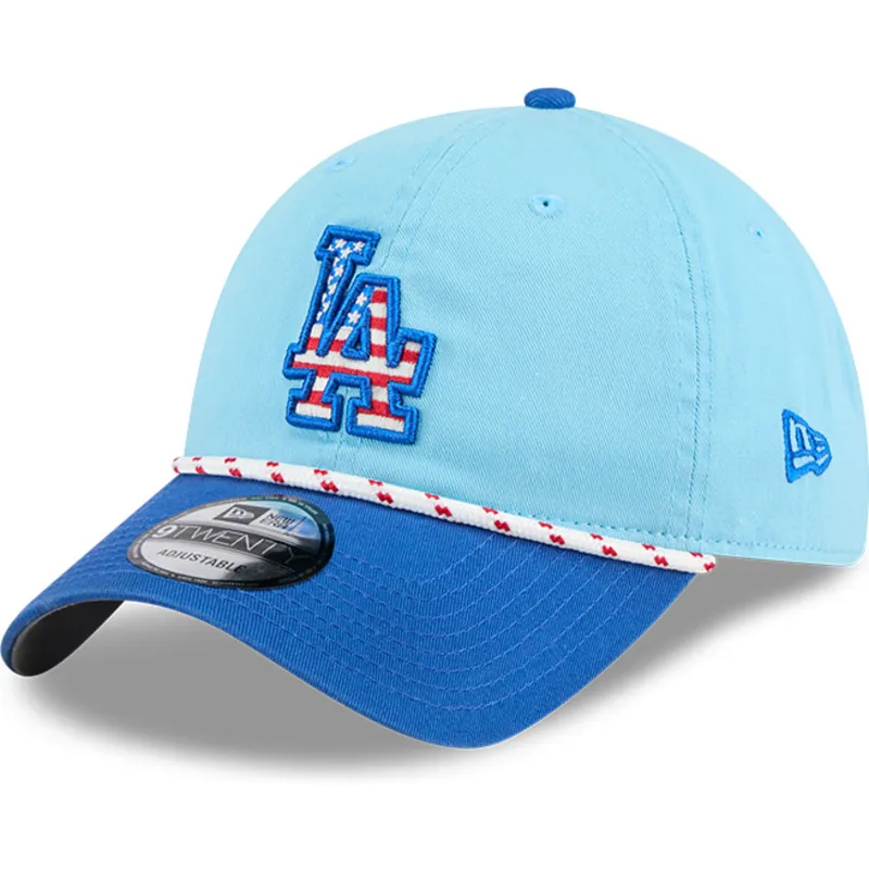 sapkak-ivelt-kek-allithato-9twenty-4th-july-los-angeles-dodgers-mlb-new-era