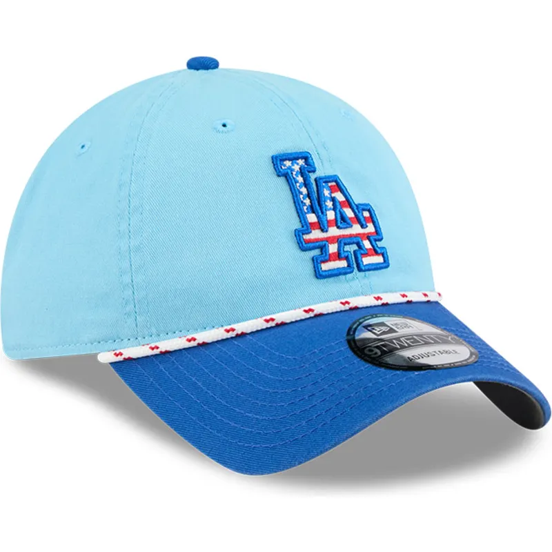 sapkak-ivelt-kek-allithato-9twenty-4th-july-los-angeles-dodgers-mlb-new-era