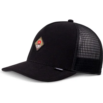 Sapkák ívelt fekete snapback Mountain HFT Waffle Djinns