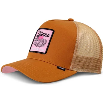 Cap ívelt кафяв снапбек Djinns