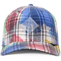 djinns-curved-brim-6p-truefit-dirty-check-multicolor-snapback-cap