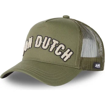 Sapkák ívelt zöld snapback gyereknek KID_BUCKL K Von Dutch