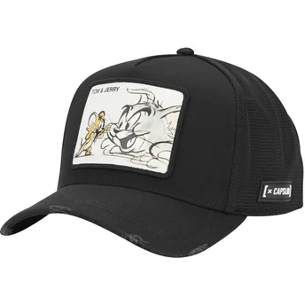 Sapkák ívelt fekete snapback Tom TAJ PCT Looney Tunes Tom és Jerry Looney Tunes Capslab