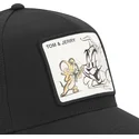 capslab-tom-and-jerry-taj-pct-looney-tunes-black-trucker-hat