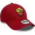 gorra-curva-roja-ajustable-9forty-core-de-associazione-sportiva-roma-serie-a-de-new-era