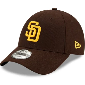 Sapkák ívelt barna állítható 9FORTY The League San Diego Padres MLB New Era