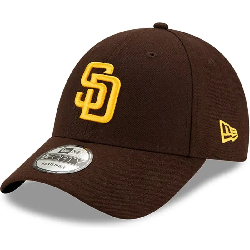 verstellbare-braune-9forty-the-league-kappe-der-san-diego-padres-mlb-von-new-era