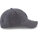 new-era-curved-brim-blue-logo-9twenty-core-classics-new-york-yankees-mlb-grey-adjustable-cap