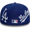 flache-blaue-angepasste-59fifty-all-over-kappe-der-los-angeles-dodgers-mlb-von-new-era