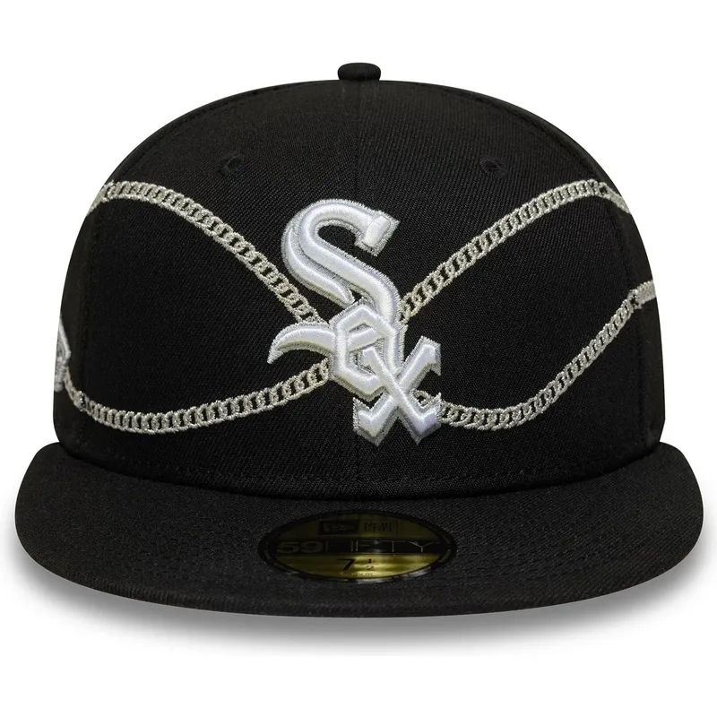 sapkak-lapos-fekete-illesztett-59fifty-chain-wrap-chicago-white-sox-mlb-new-era