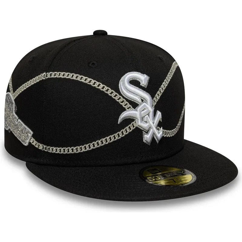 sapkak-lapos-fekete-illesztett-59fifty-chain-wrap-chicago-white-sox-mlb-new-era