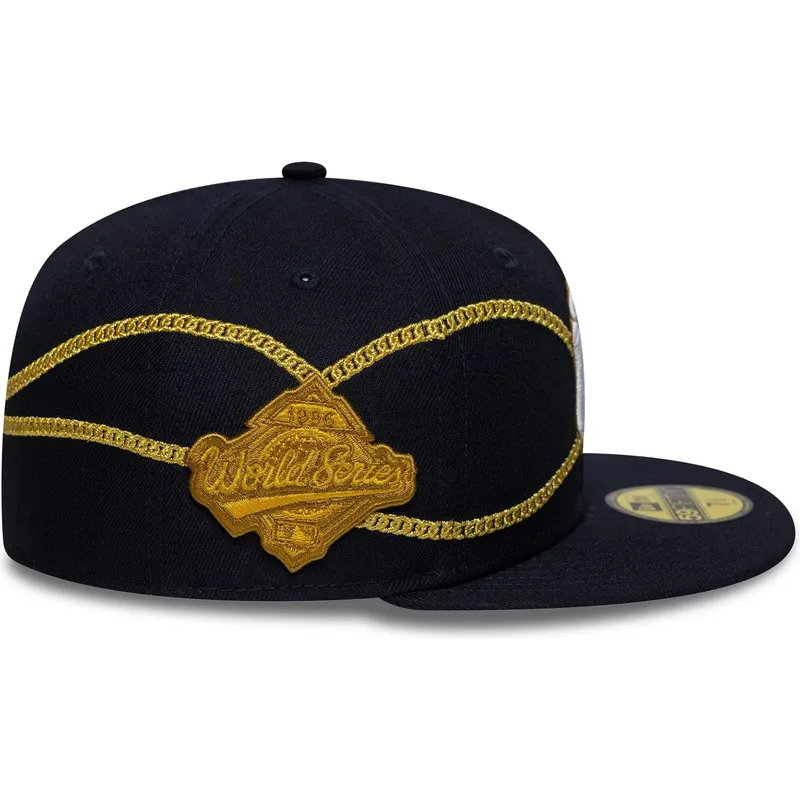 marinbla-platt-keps-justerad-59fifty-chain-wrap-fran-new-york-yankees-mlb-av-new-era