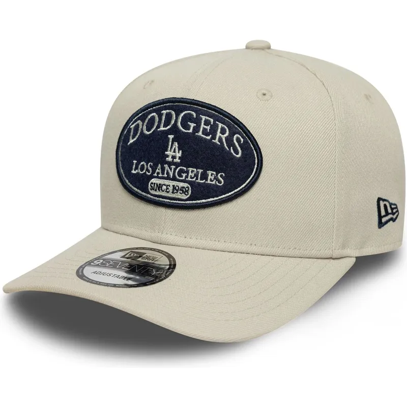 sapkak-ivelt-bezs-snapback-9seventy-stretch-snap-patch-los-angeles-dodgers-mlb-new-era