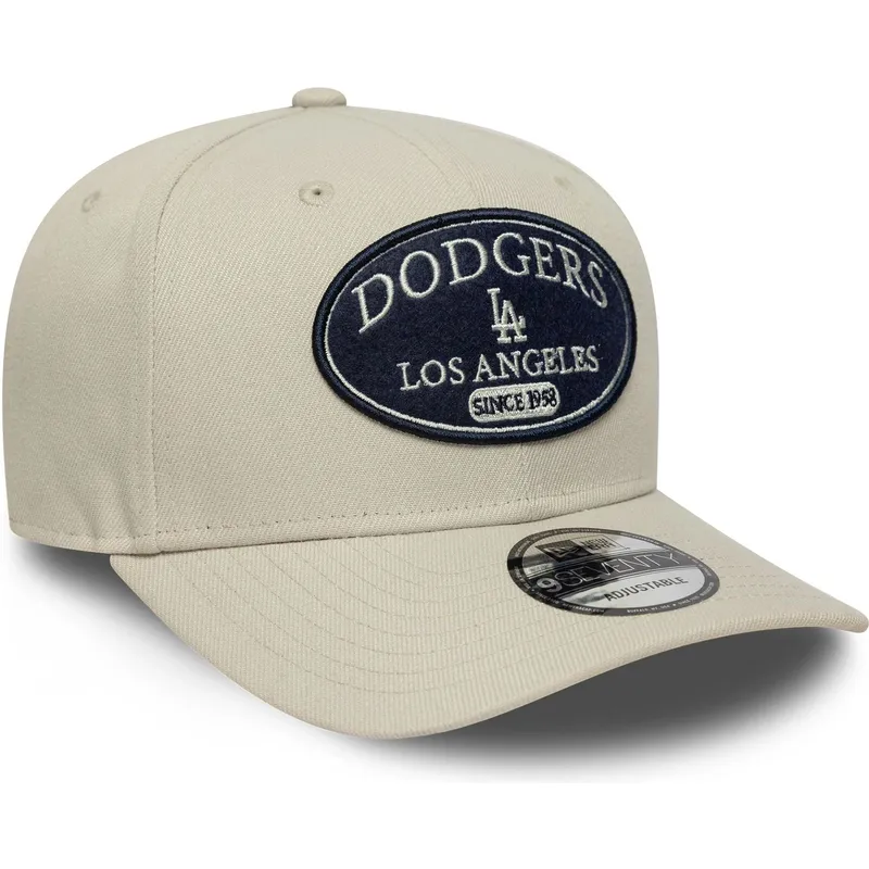 sapkak-ivelt-bezs-snapback-9seventy-stretch-snap-patch-los-angeles-dodgers-mlb-new-era