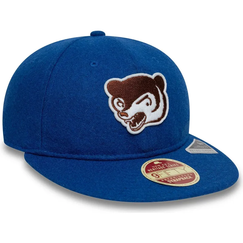 platt-bla-justerbar-keps-9fifty-retro-crown-heritage-fran-chicago-cubs-mlb-av-new-era