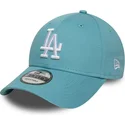 verstellbare-hellblaue-9forty-league-essential-kappe-der-los-angeles-dodgers-mlb-von-new-era