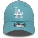 verstellbare-hellblaue-9forty-league-essential-kappe-der-los-angeles-dodgers-mlb-von-new-era