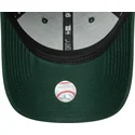 9forty-league-essential-new-york-yankees-mlb-verstellbare-grune-gebogene-kappe-mit-grunem-logo-von-new-era