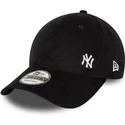 new-era-curved-brim-9forty-flawless-cord-new-york-yankees-mlb-black-adjustable-cap