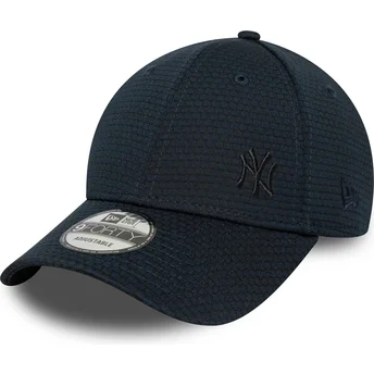 Gorra curva azul marino snapback con logo azul 9FORTY Flawless Mesh de New York Yankees MLB de New Era