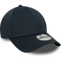 new-era-new-york-yankees-mlb-9forty-flawless-mesh-snapback-kappe-mit-gebogenem-schirm-in-marineblau-mit-blauem-logo