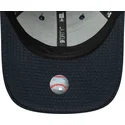 new-era-new-york-yankees-mlb-9forty-flawless-mesh-snapback-kappe-mit-gebogenem-schirm-in-marineblau-mit-blauem-logo