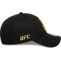 schwarze-verstellbare-curved-cap-9forty-metallic-champ-von-ufc-ultimate-fighting-championship-and-new-von-new-era