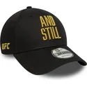 schwarze-verstellbare-curved-cap-9forty-metallic-champ-von-ufc-ultimate-fighting-championship-and-still-von-new-era