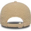 beige-justerbar-bojd-keps-med-brunt-logo-9forty-borg-los-angeles-dodgers-mlb-fran-new-era