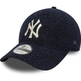 Verstellbare 9FORTY New York Yankees MLB Kappe in Marineblau von New Era
