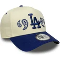 beige-und-blaues-snapback-a-frame-paisley-cap-der-los-angeles-dodgers-mlb-von-new-era