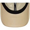 cap-ivelt-bezhov-reguliruema-lenta-marron-9twenty-leather-new-york-yankees-mlb-new-era