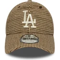 brun-justerbar-9twenty-houndstooth-bojd-keps-los-angeles-dodgers-mlb-fran-new-era