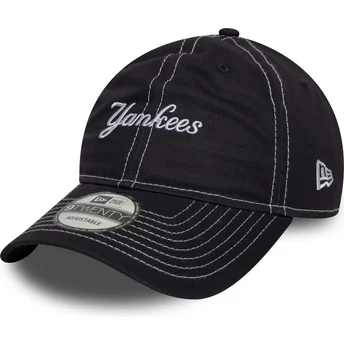 Sapkák ívelt sötétkék állítható 9TWENTY Contrast Stitch New York Yankees MLB New Era