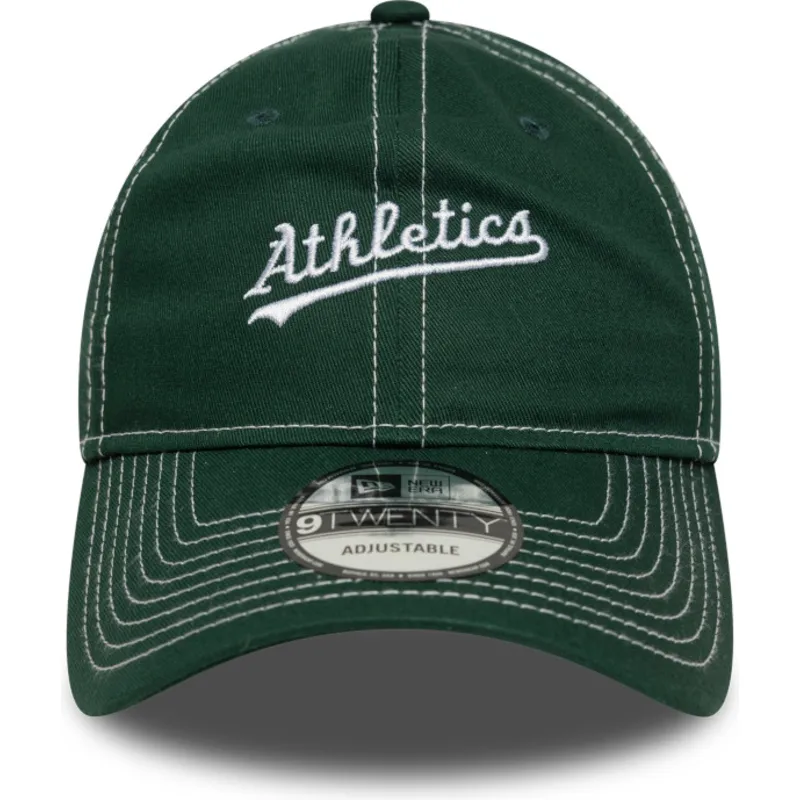 sapkak-ivelt-zold-allithato-9twenty-contrast-stitch-oakland-athletics-mlb-new-era
