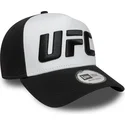 weisse-und-schwarze-a-frame-core-kappe-von-ufc-ultimate-fighting-championship-von-new-era