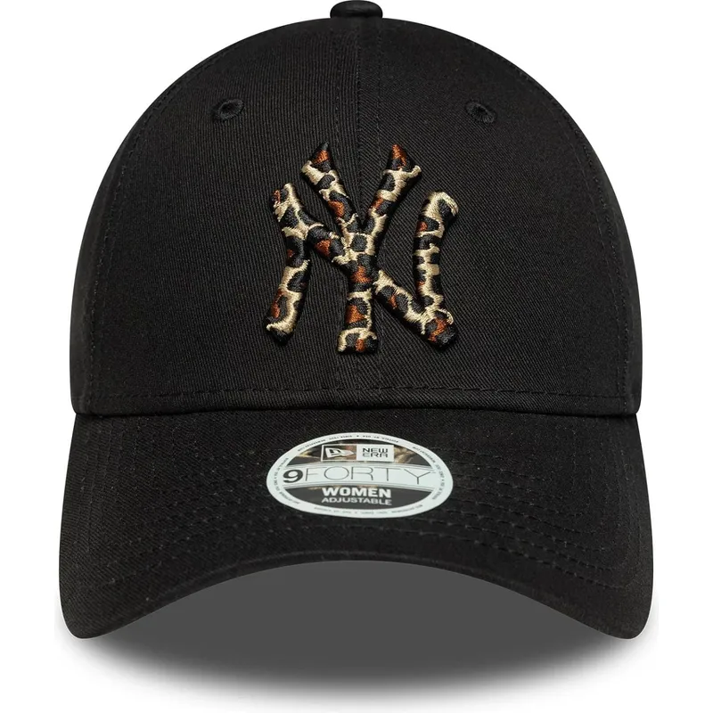sapkak-ivelt-fekete-allithato-9forty-leopard-infill-new-york-yankees-mlb-new-era