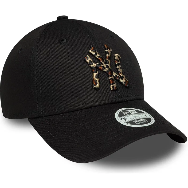 sapkak-ivelt-fekete-allithato-9forty-leopard-infill-new-york-yankees-mlb-new-era