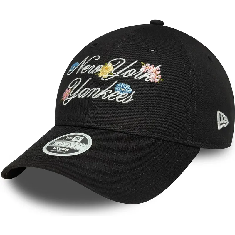 sapkak-ivelt-fekete-allithato-9forty-floral-script-new-york-yankees-mlb-new-era