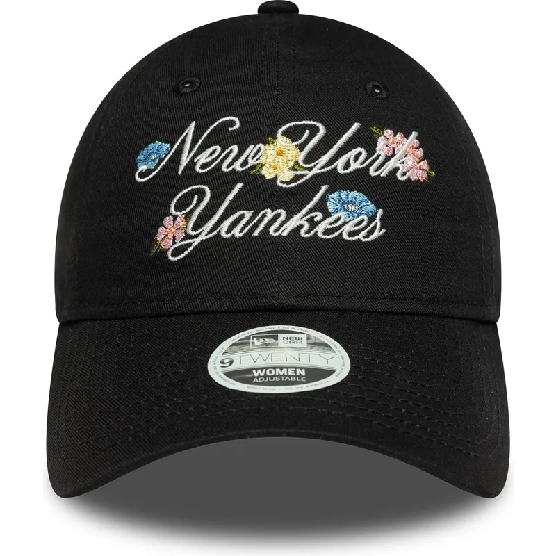 sapkak-ivelt-fekete-allithato-9forty-floral-script-new-york-yankees-mlb-new-era