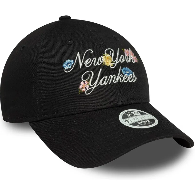 sapkak-ivelt-fekete-allithato-9forty-floral-script-new-york-yankees-mlb-new-era