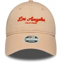 rosa-justerbar-9twenty-los-angeles-city-keps-for-kvinnor-fran-new-era