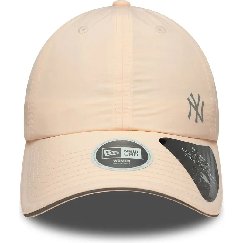 damen-rosa-verstellbare-curved-cap-open-back-flawless-new-york-yankees-mlb-von-new-era